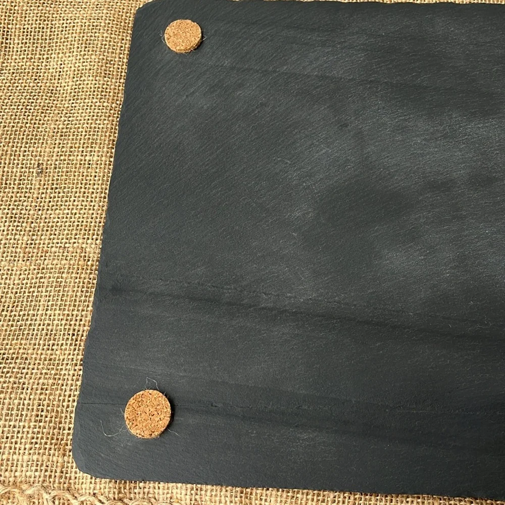 NWOT Black Slate Cheese Board‎ 10” x 14”